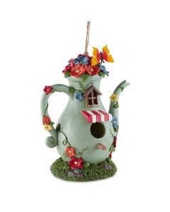 TALL TEAPOT BIRDHOUSE