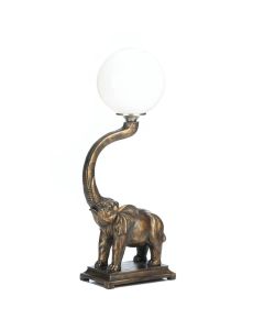 TRUMPETING ELEPHANT LAMP